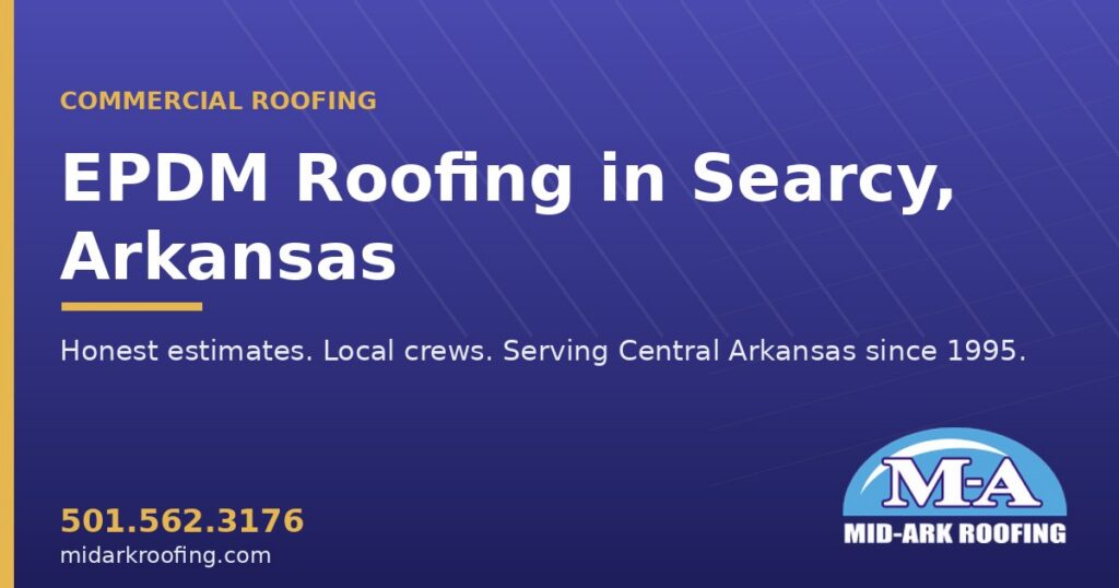 EPDM commercial roofing — Searcy, AR