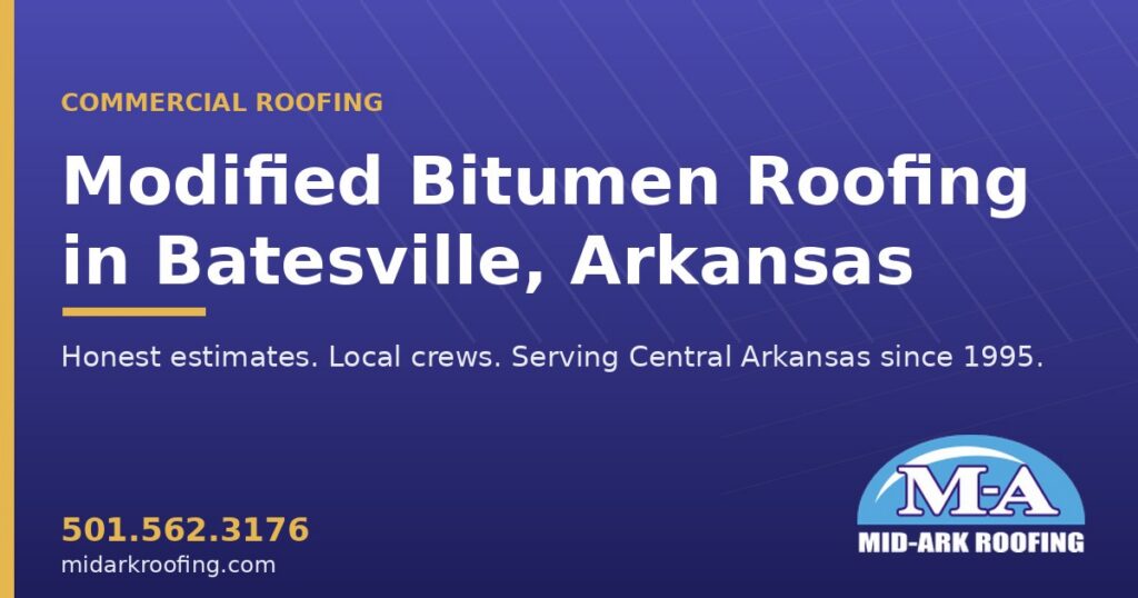 Modified Bitumen commercial roofing — Batesville, AR