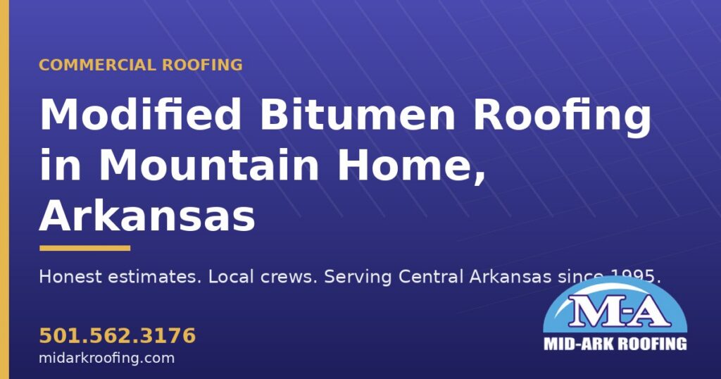 Modified Bitumen commercial roofing — Mountain Home, AR